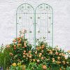4 Pack Metal Garden Trellis 86.7" x 19.7" Rustproof Trellis for Climbing Plants Outdoor Flower Support