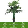 Indoor Outdoor Decorative Accessories Artificial Areca Palm Decorative Silk Tree