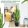 1PC 35.5 inches Indoor and Outdoor Decoration Fake Snake Plant Artificial Plant