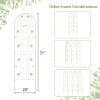 2 Pack 71 x 20 Inches Metal Garden Trellis Rustproof Plant Support for Climbing Plants