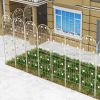 2 Pack 71 x 20 Inches Metal Garden Trellis Rustproof Plant Support for Climbing Plants