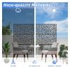 Metal Privacy Screens and Plastic Panels with Free Standing, Freestanding Outdoor Indoor Privacy Screen