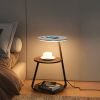 EP LIGHT Smart Nightstand With Wireless Charger & Night Light, Side table, End Table, Cofee table